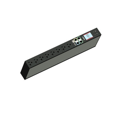 Network Metered 1RU PDU 20A 120V 8 Outlet TAA compliant