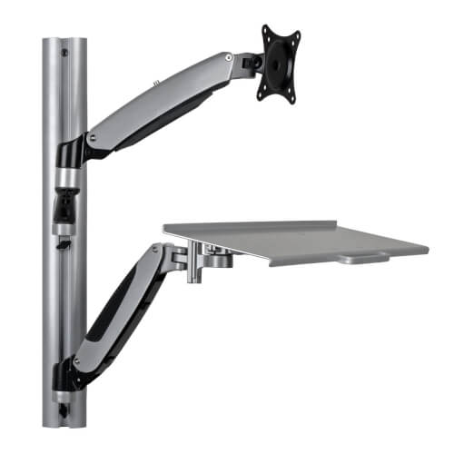 EATON TRIPP LITE SERIES ADJUSTABLE-HEIGHT WALL-MOUNT SIT-STAND WORKSTATION, SING
