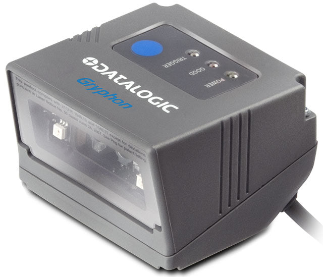 DATALOGIC GRYPHON GFS4400 2D FIXED SCANNER, RS232 CABLE