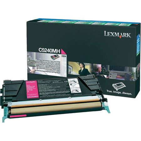 LEXMARK C5240MH MAGENTA RETURN PROGRAM TONER CARTRIDGE FOR USE IN C524,532,534 E