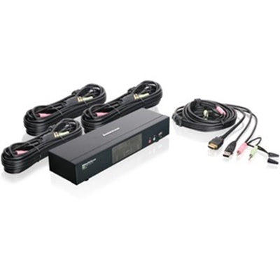 IOGEAR 4 PORT HDMI MULTIMEDIA KVM SWITCH TAA COMPLIANT