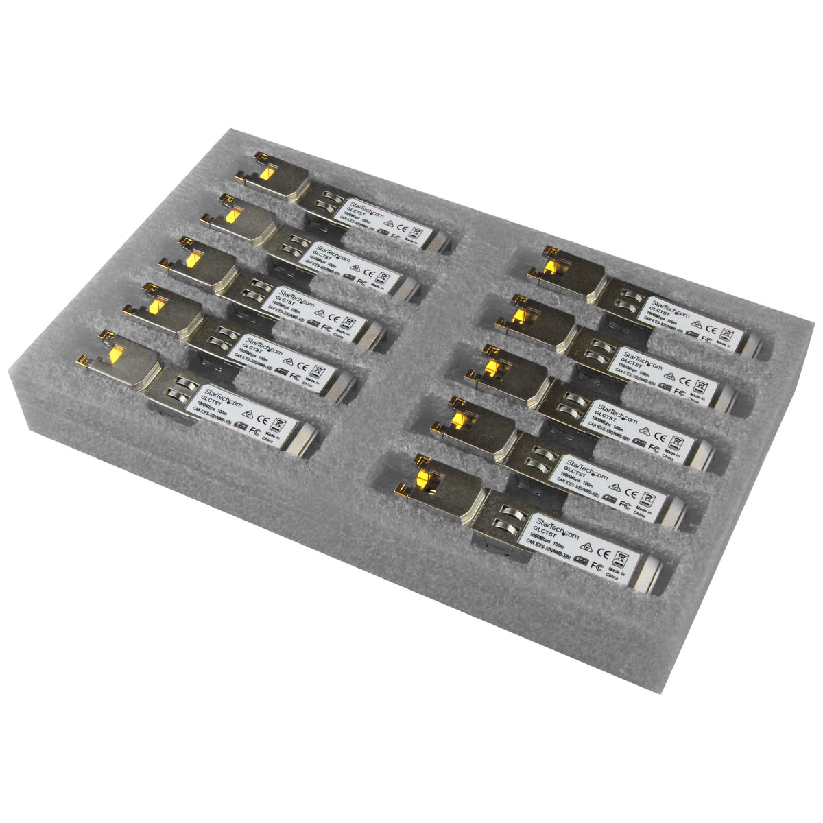 StarTech 10PK CISCO SFP-GLC-T RJ45 1G SFP MODULE COPPER SFP TRANSCEIVER