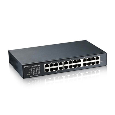 ZyXEL Fanless 24 Port GbE L2 Web Managed Desktop Switch