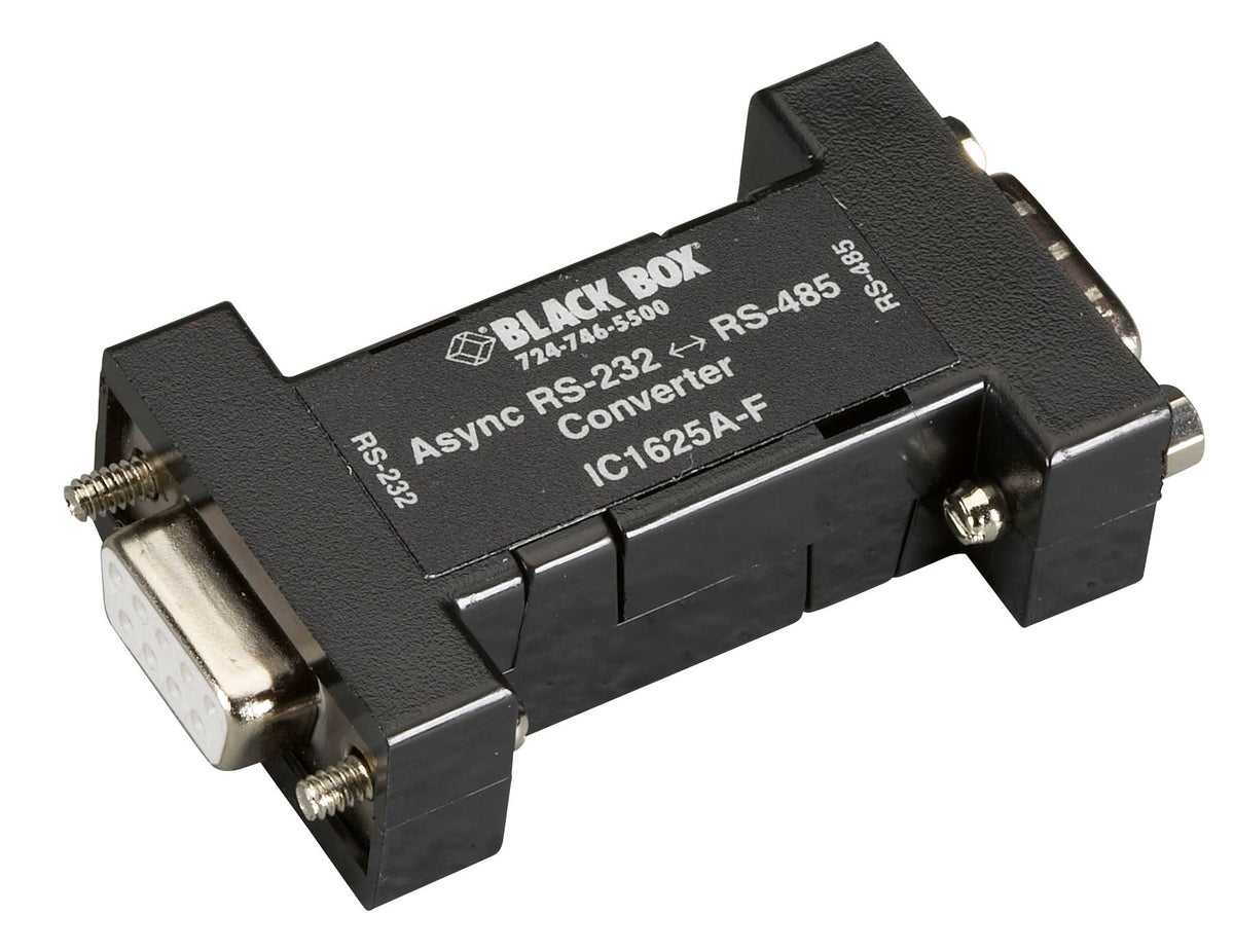 BLACK ASYNC RS232 TO RS485 INTERFACE CONVERTER - DB9 TO DB9