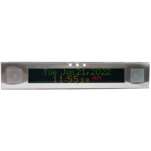 ANetD AND Large Indoor IP Signboard with 2 speakers and flashers