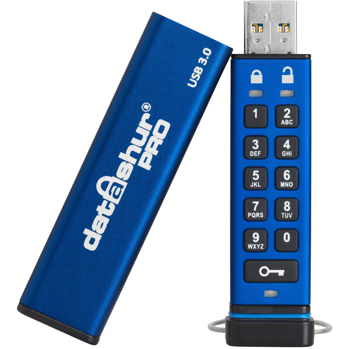 KANGURU ISTORAGE DATASHUR PRO FIPS 140-2 LEVEL 3 SECURE PIN PROTECTED FLASH DRIVE-16GB