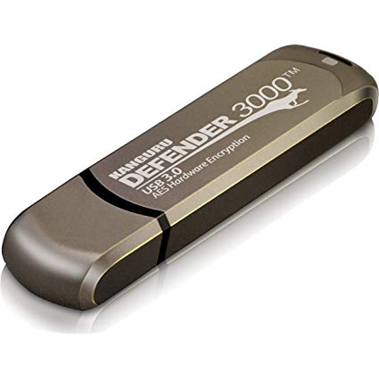 KANGURU 64GB DEFENDER 3000 FLASH DRIVE FIPS 140-2 ENCRYPTED FLASH DRIVE