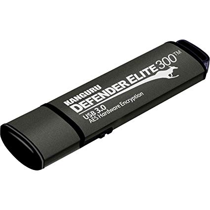 KANGURU DEFENDER ELITE300 FIPS 140-2 LEVEL 2 CERTIFIED SECURE FLASH DRIVE-128G-T