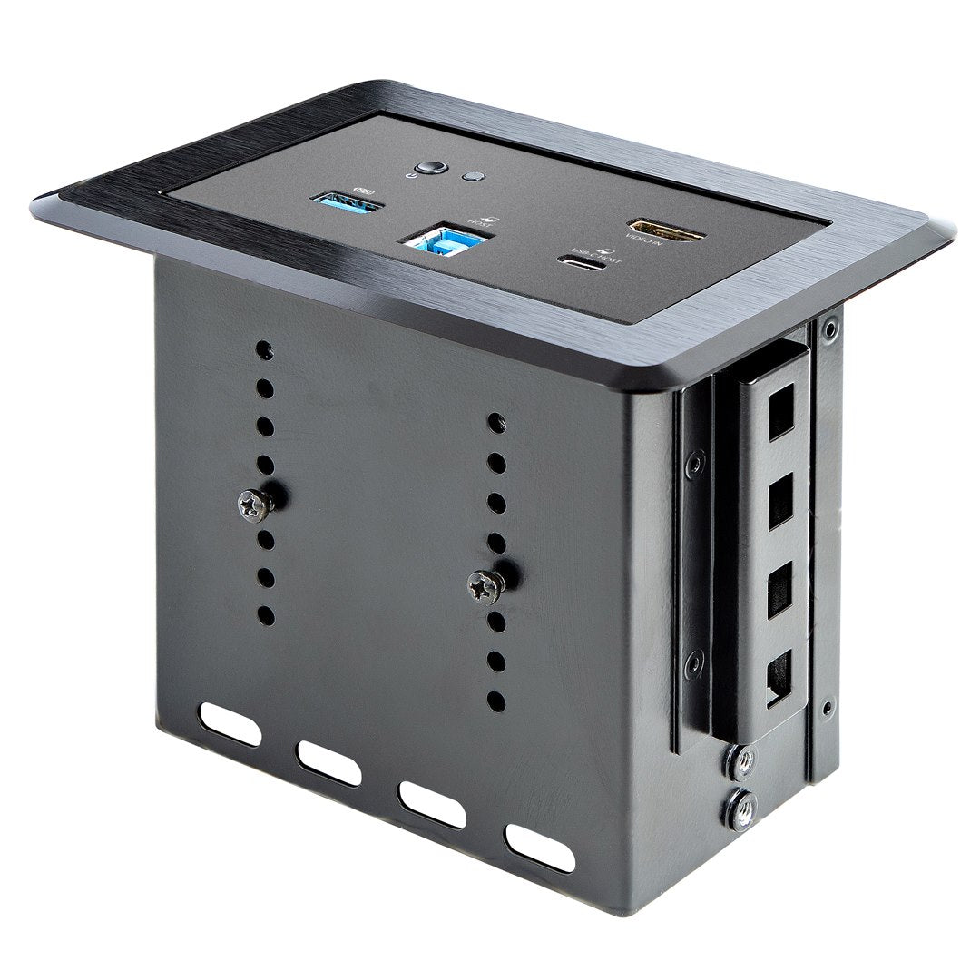 StarTech CONFERENCE TABLE CONNECTIVITY BOX W/ LAPTOP DOCKING - 4K HDMI - USB-C / USB-A PD