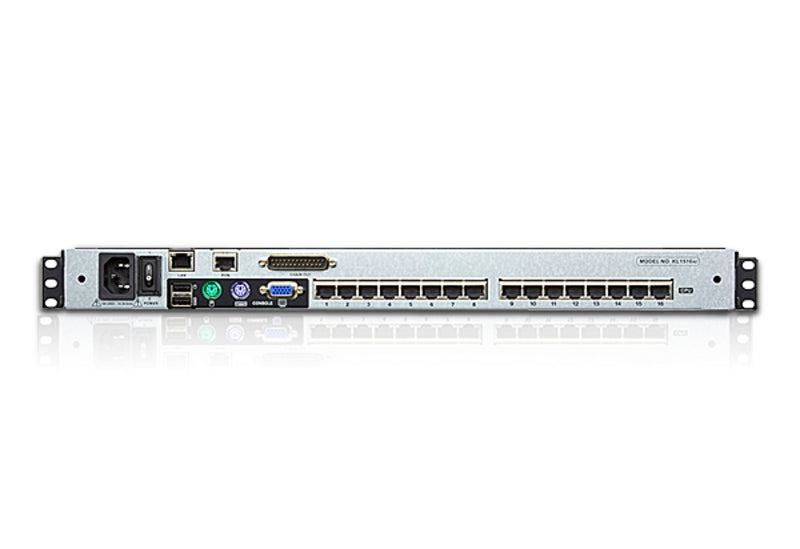 ATEN 16-PORT 19 DUAL RAIL LCD IP CAT5 KVM