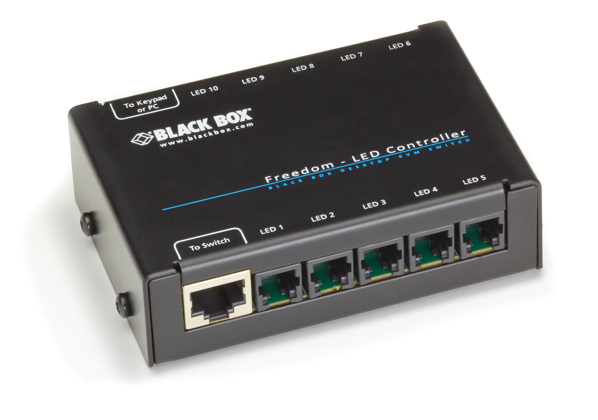BLACK THE BLACK BOX LED MONITOR IDENTIFICATION KIT WORKS WITH THE SERVSWITCH FREEDOM,