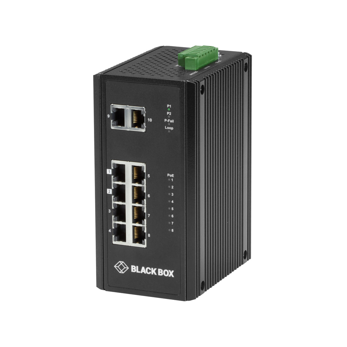 BLACK THIS UNMANAGED GIGABIT ETHERNET SWITCH IS BUILT FOR THE FAR EDGES OF YOUR NETWOR