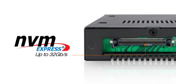 ICY TOUGHARMOR MB601VK-B 2.5 NVME U.2 SSD MOBILE RACK
