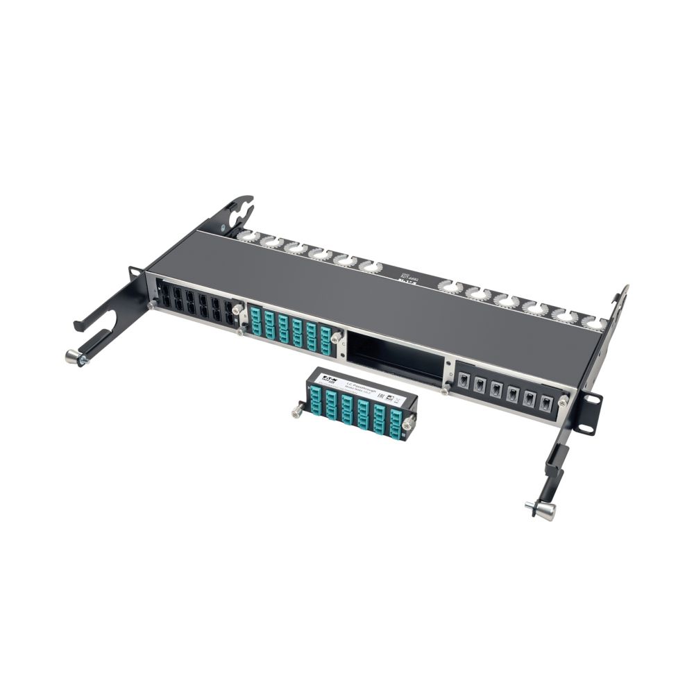 EATON 10GBE HIGH DENSITY PASS-THROUGH CASSETTE 12 LC DUPLEX CONNECTION