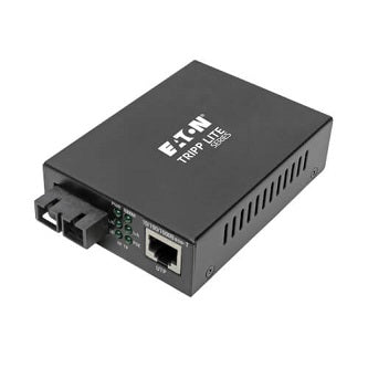 EATON SC MMF FIBER TO GBE MEDIA CONVERTER POE+ 10/100/1000 2KM