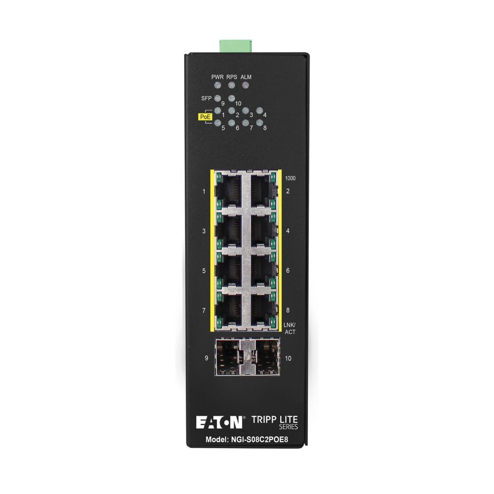 EATON GIGABIT ETHERN SWITCH 8PORT INDUSTRIAL MANAGED 2GBE SFP