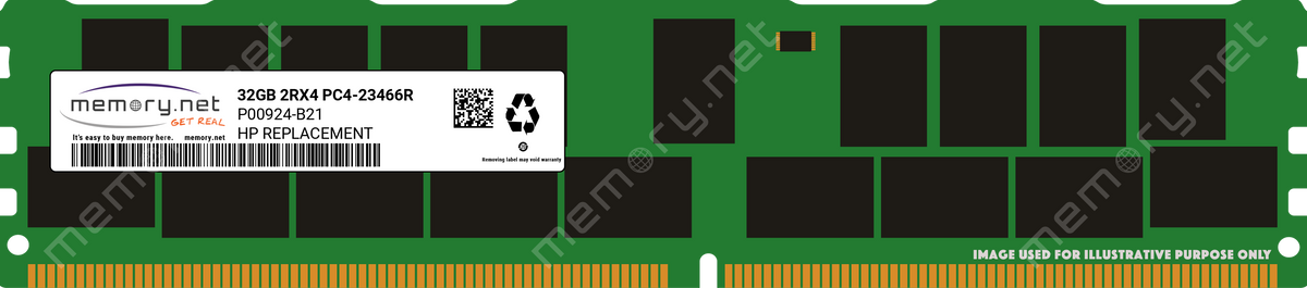 HPE 32GB DUAL RANK X4 DDR4-2933 CAS-21-21-21 REGISTERED P06189-001