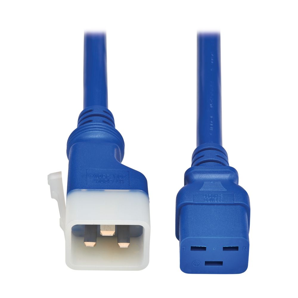EATON PDU POWER CORD, C19 TO P-LOCK LITE C20 - 20A, 250V, 12 AWG, 4 FT. (1.2 M), BLUE,