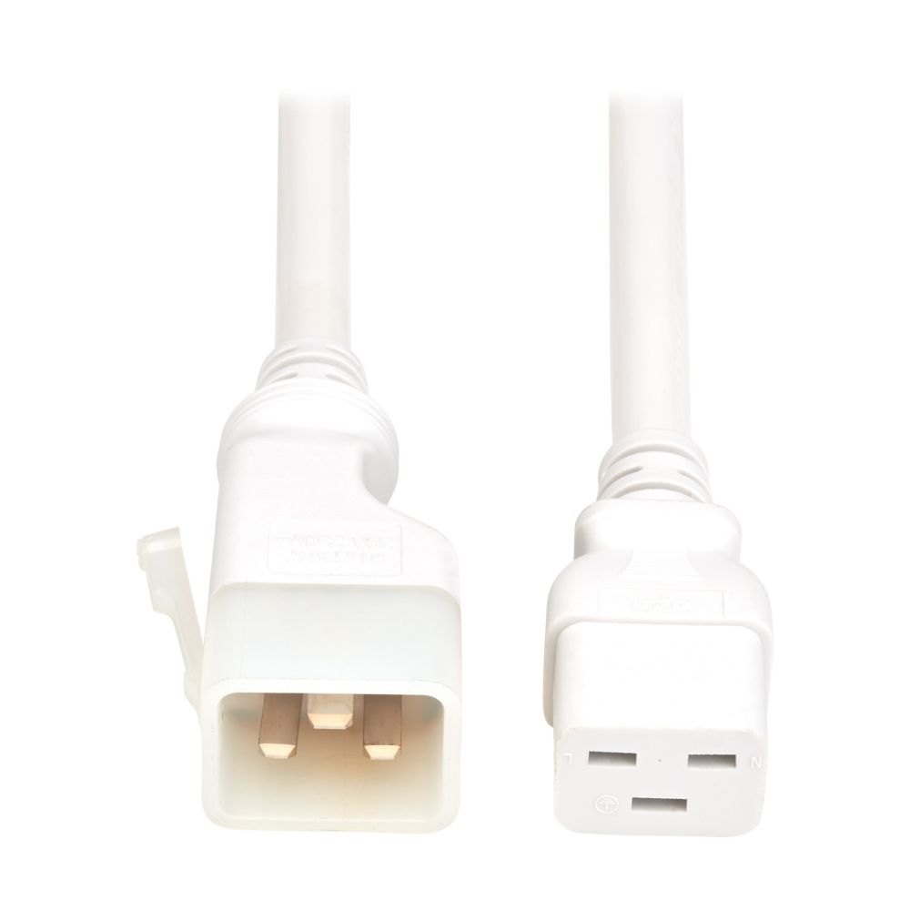 EATON PDU POWER CORD, C19 TO P-LOCK LITE C20 - 20A, 250V, 12 AWG, 4 FT. (1.2 M), WHITE