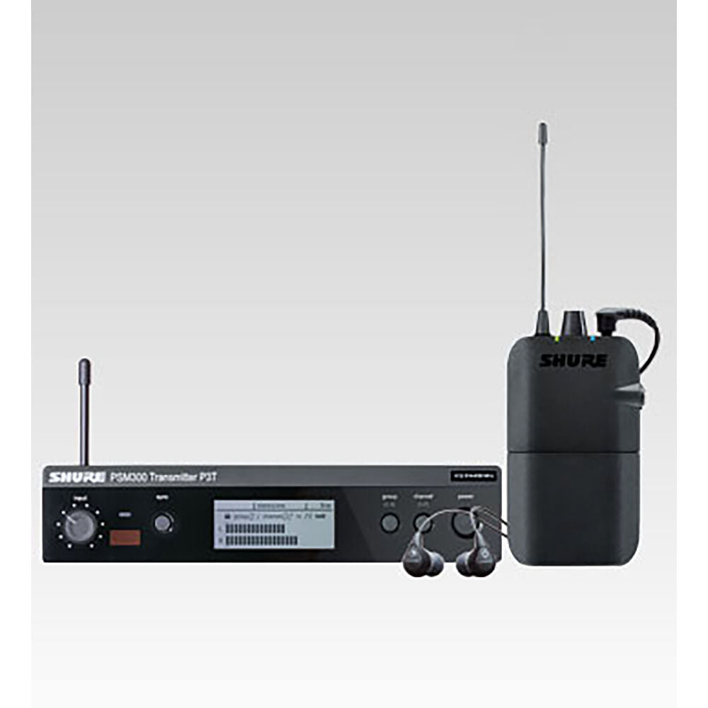 SHURE PSM300 Wireless System With SE112-GR Earphones