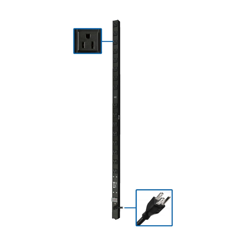 EATON TRIPP LITE SERIES 1.4KW 120V SINGLE-PHASE BASIC PDU - 16 NEMA 5-15R OUTLET