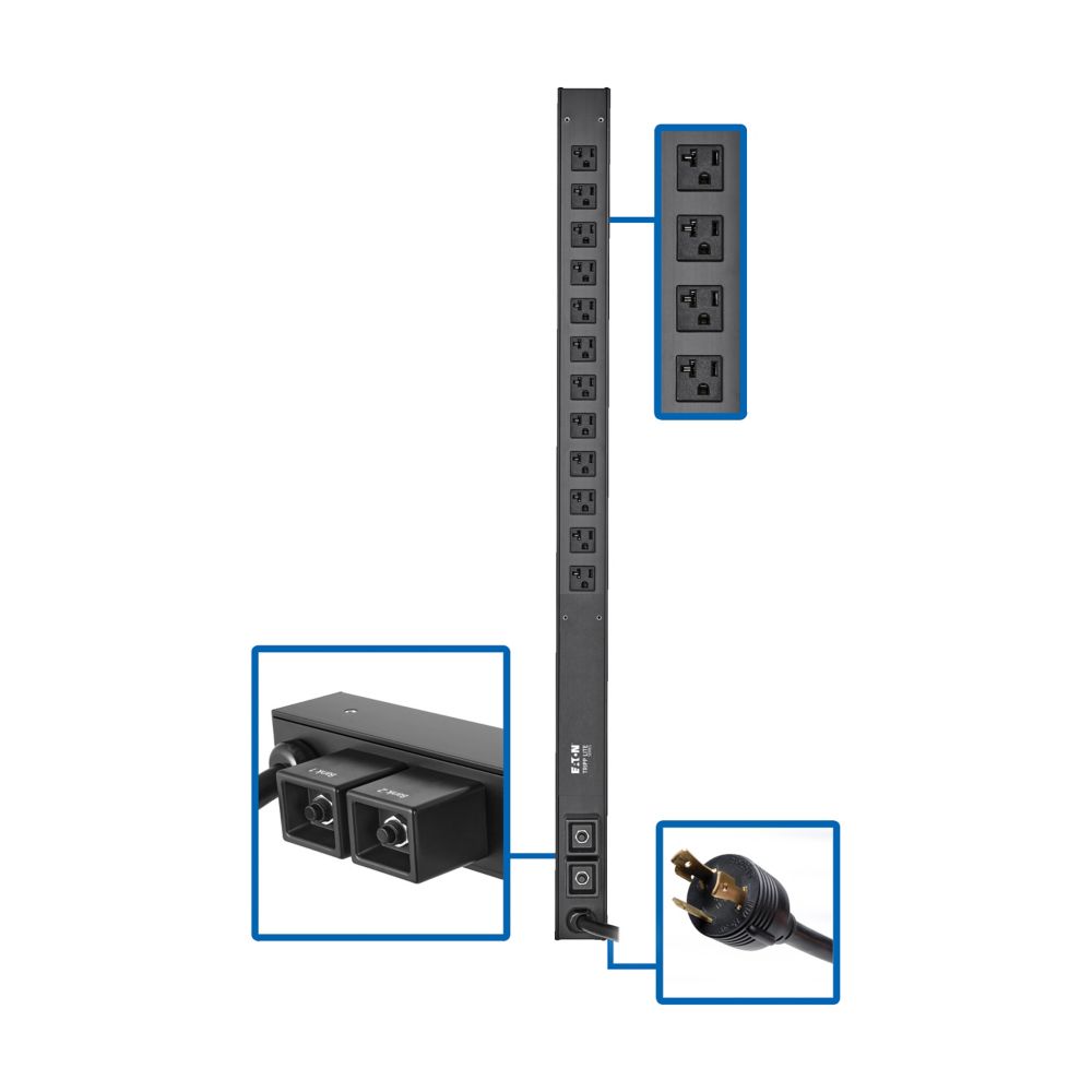 EATON TRIPP LITE SERIES 2.9KW 120V SINGLE-PHASE BASIC PDU - 12 NEMA 5-15/20R OUT