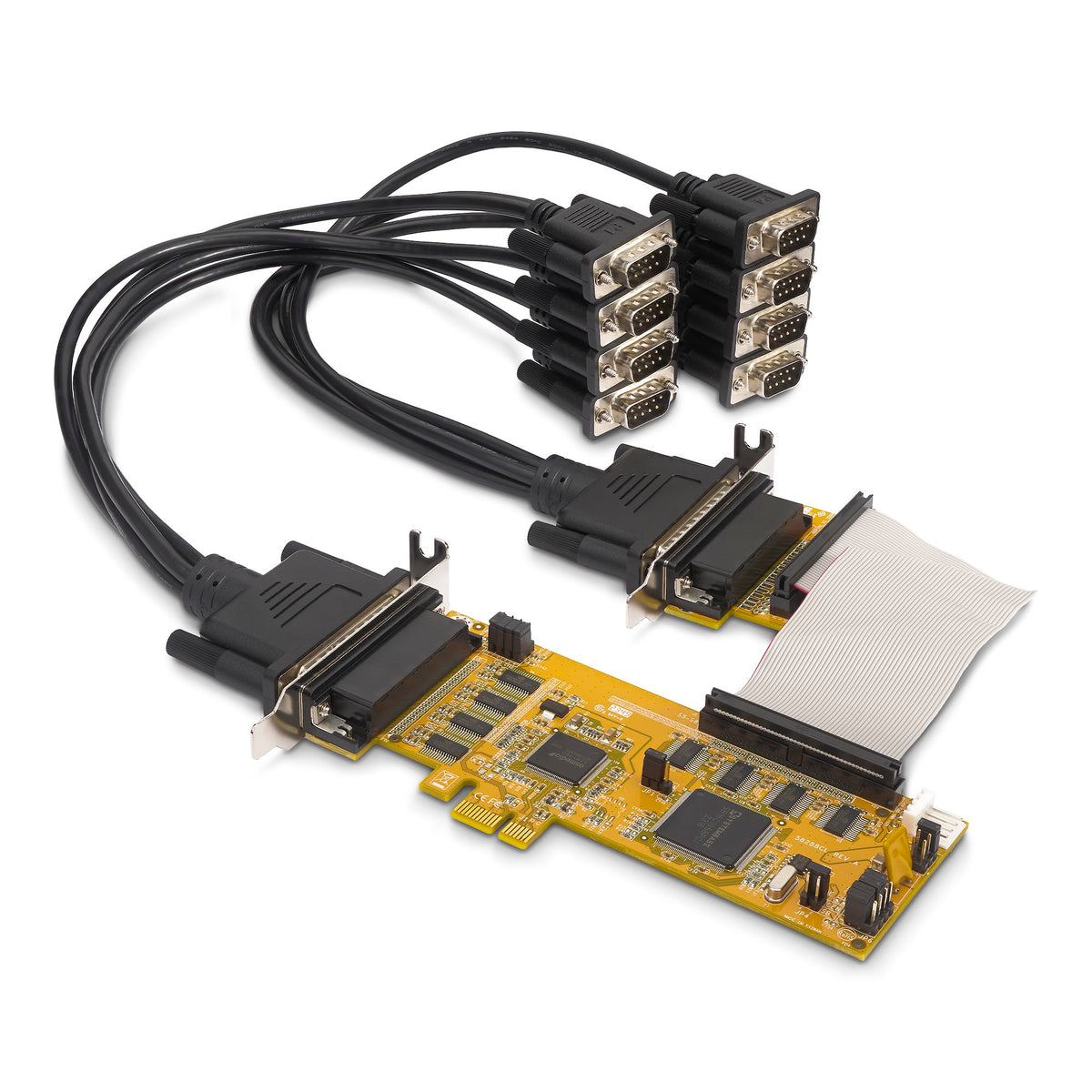 StarTech 8 PORT PCI EXPRESS RS232 SERIAL ADAPTER CARD PCIE DB9 SERIAL CARD