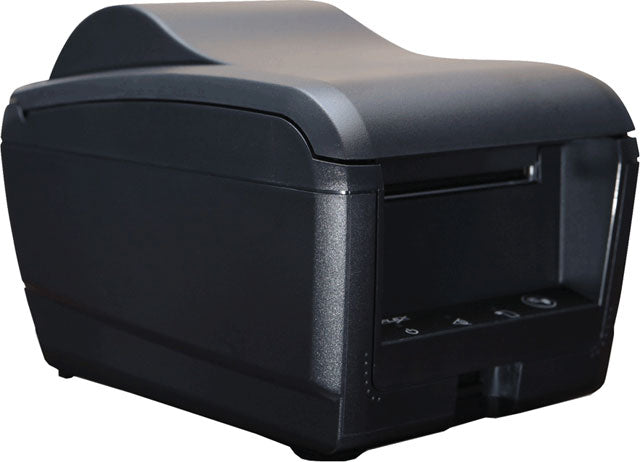 Posiflex High Speed Thermal printer, Black, Serial cable and power supply.