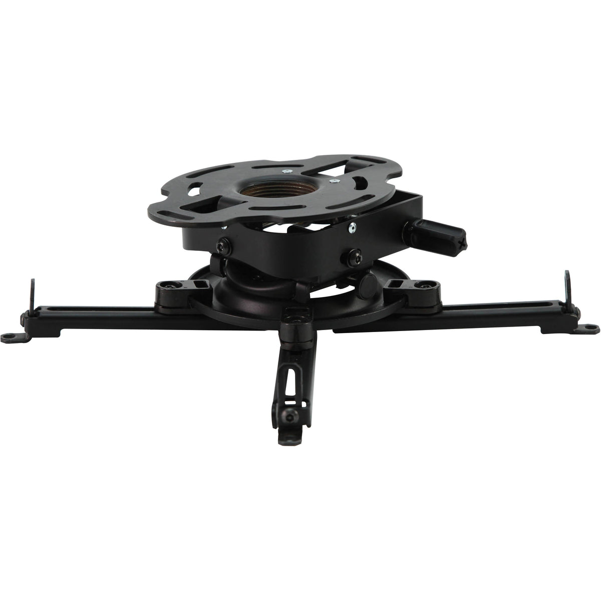 PEERLESS PROJECTOR MOUNT - BLACK - TWO ADJUSTMENT KNOBS TO CONTROL TILT AND ROLL IMAGE AL