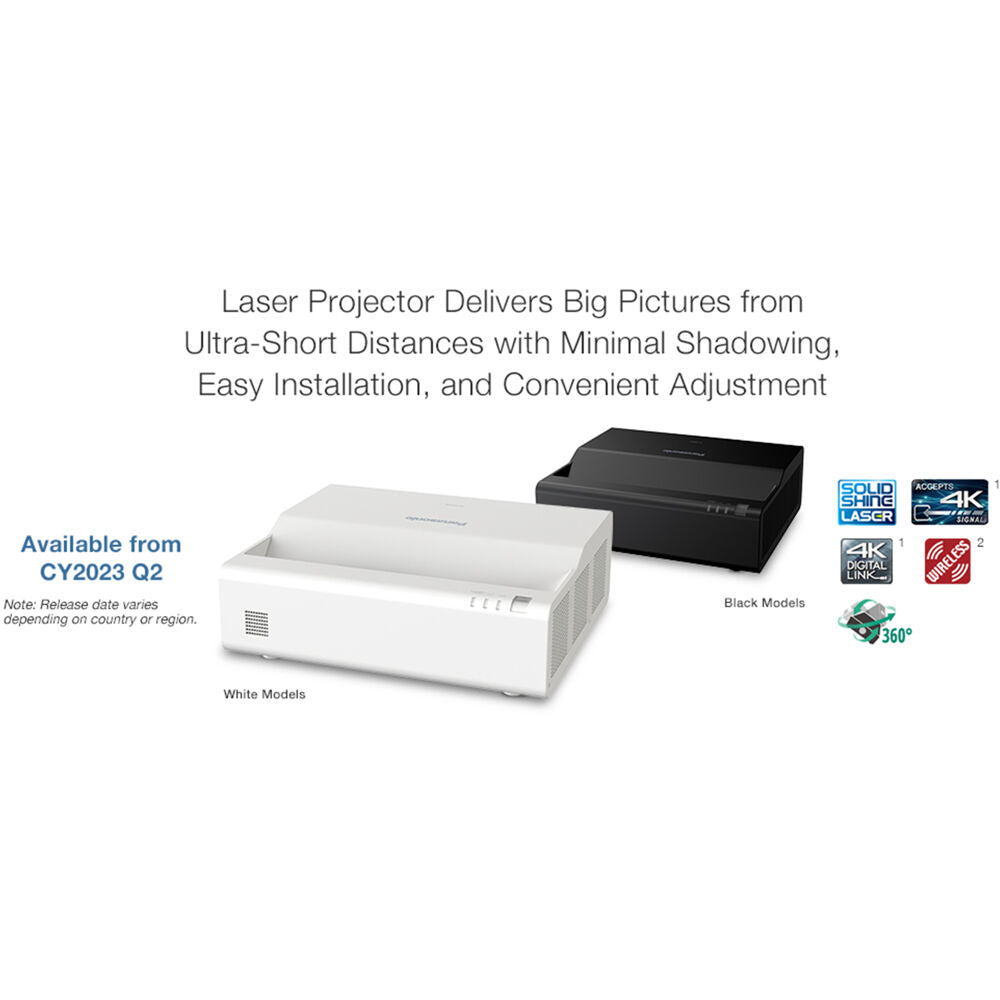 PANOPN 5200 Lumens WUXGA Ultra Short Throw Laser Projector- Black