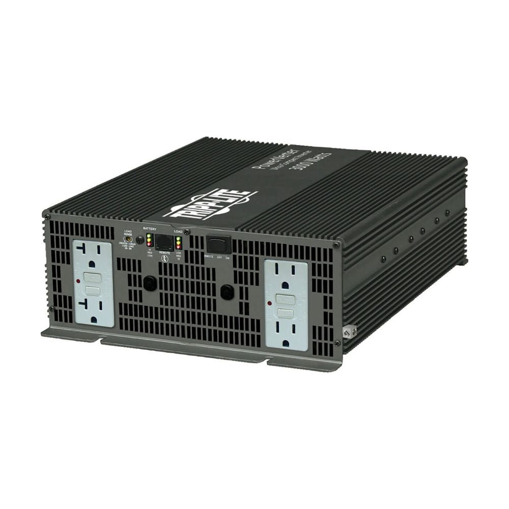 EATON TRIPP LITE SERIES 3000W POWERVERTER PLUS HEAVY-DUTY INVERTER WITH 4 GFCI O