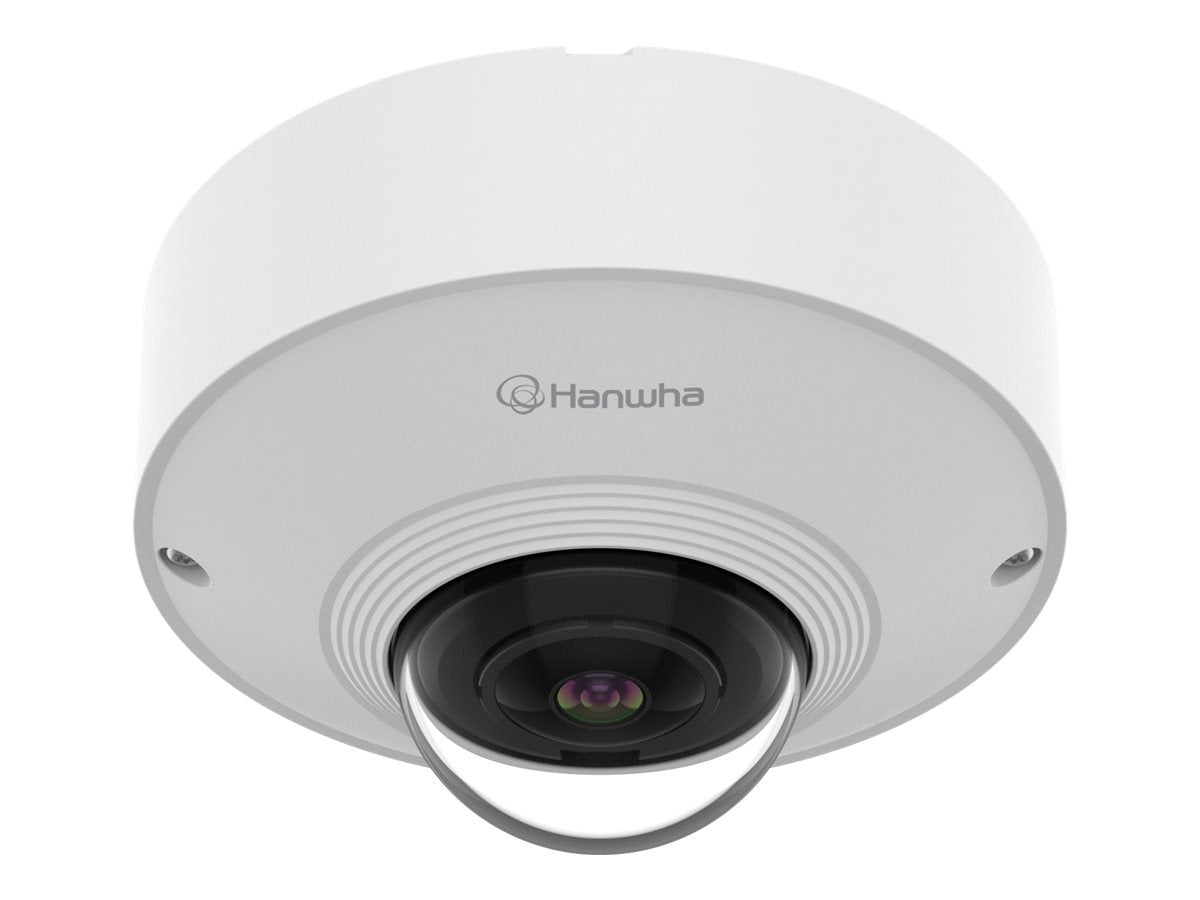 HANWHA Q SERIES NETWORK OUTDOOR FISHEYE DOME CAMERA, 12MP SENSOR, MAX RESOLUTION 3008X3