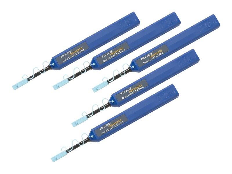 FLUKE 5PK QUICK CLEAN CLEANER 1.25MM FIBER LC AND MU