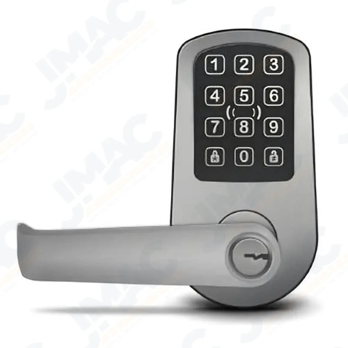 ProdataKey Red Wireless Lock-Satin Chrome Grade 2