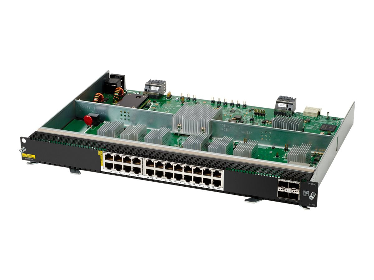 Hewlett HPE ANW 6400 24SR10 CL8 4SFP56 V2 MOD PL-WB