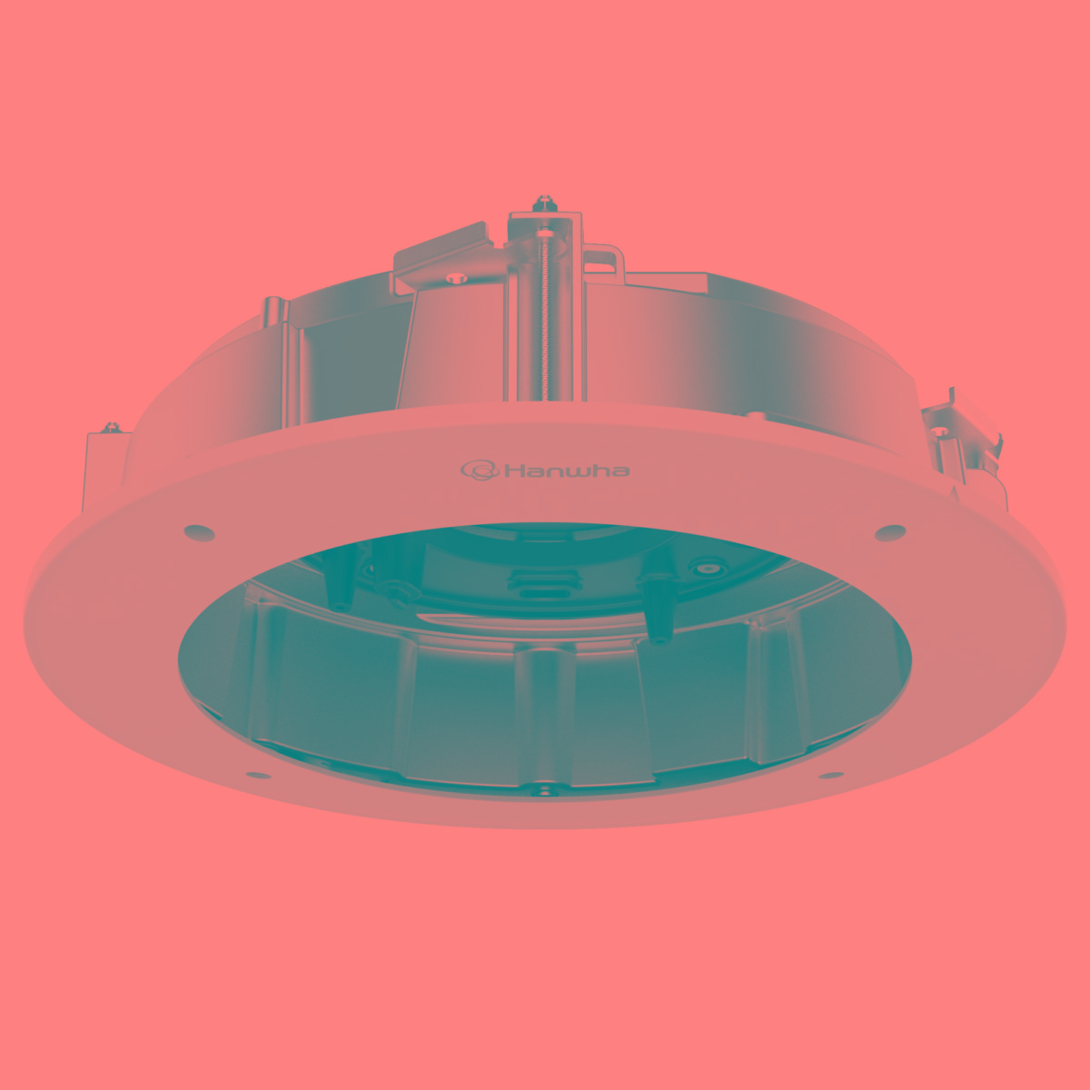 Hanwha Plenum In-ceiling Mount compatible with: PNM-C16083RVQ/C32083RVQ