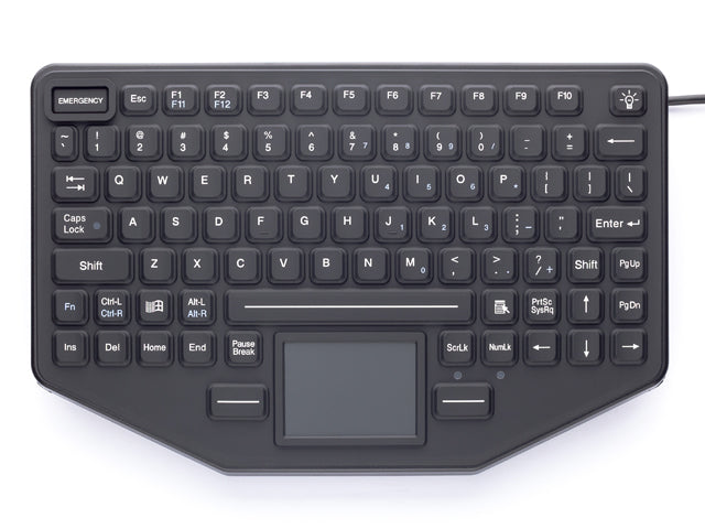 PANASONIC IKEY NEMA 4X (IP67) KEYBOARD WITH MOUNT HOLES, BACKLIT, EMERGENCY KEY, 12 FUNCTI