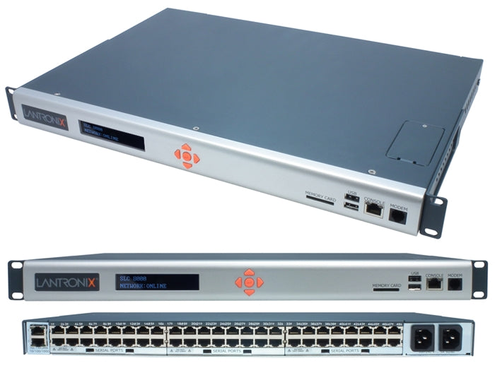 LANTRONIX SLC8000 ADV CONSOLE MANAGER SVR RJ45 48PORT AC-DUAL SUPPLY