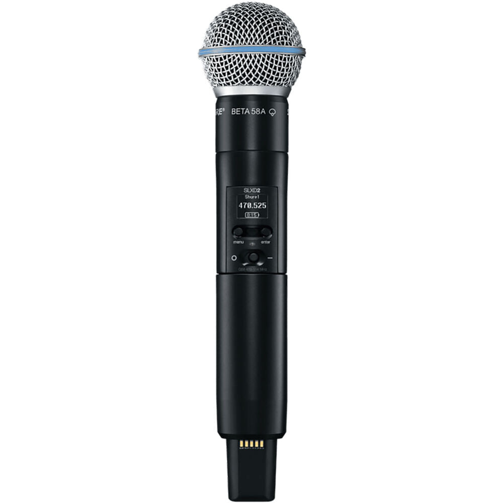 SHURE Handheld Transmitter with Beta 58 Capsule - SLXD2/B58=-J52