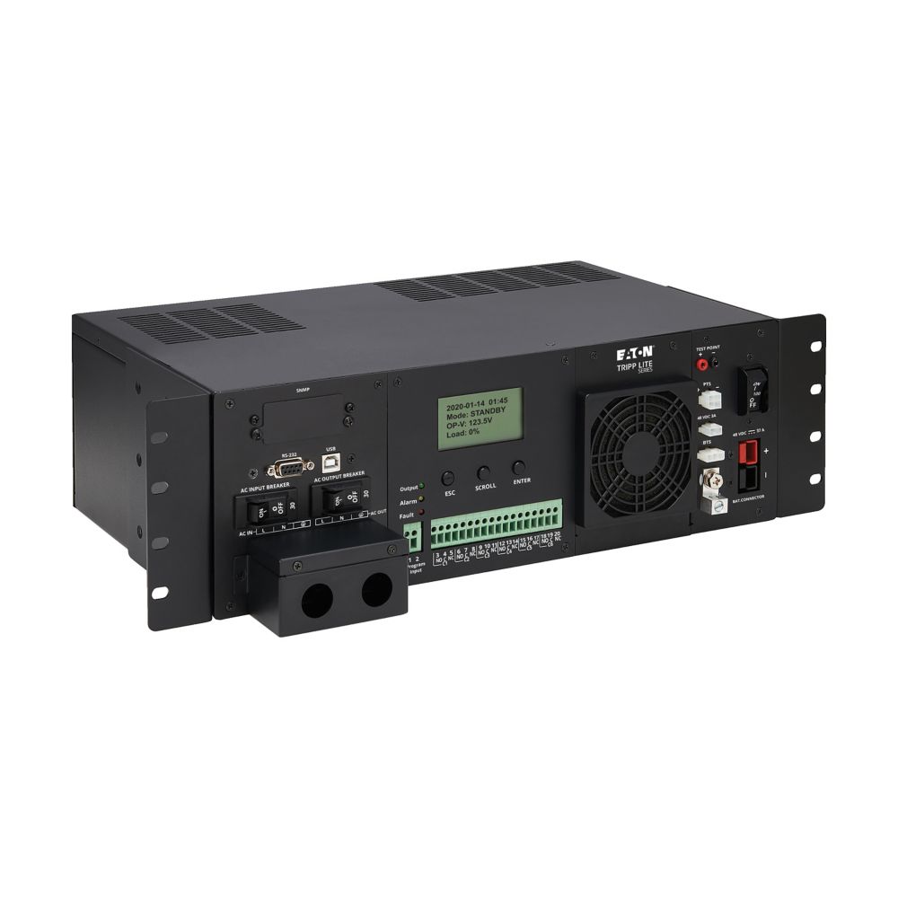 EATON TRIPP LITE SERIES 120VAC 48VDC 1500VA 1200W EXTREME TEMPERATURE NETWORK UP