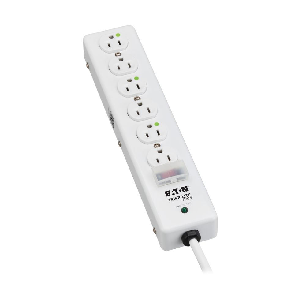 EATON 6 OUTLET MEDICAL HG SURGE STRIP NOT FOR PATIENT CARE 6FT CORD 1050