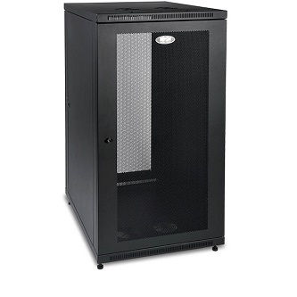 Eaton 24U Rack Enclosure Server Cabinet 33" Deep w/ Doors & Sides
