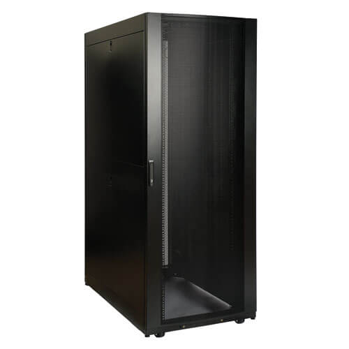 EATON TRIPP LITE SERIES 42U SMARTRACK DEEP AND WIDE RACK ENCLOSURE CABINET WITH