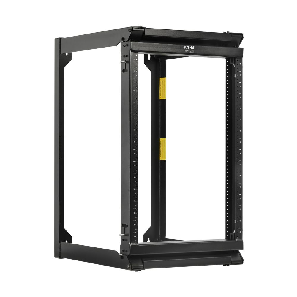 EATON WALLMOUNT OPEN FRAME RACK 16U 2-POST HINGED FRONT HEAVY DUTY