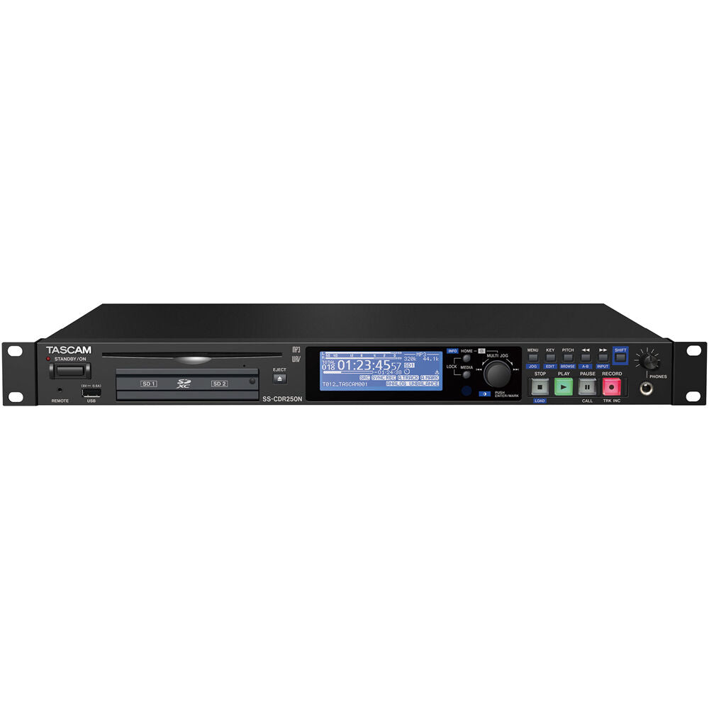 TASCAM Solid State Recorder With Networking Dual Sd CDR