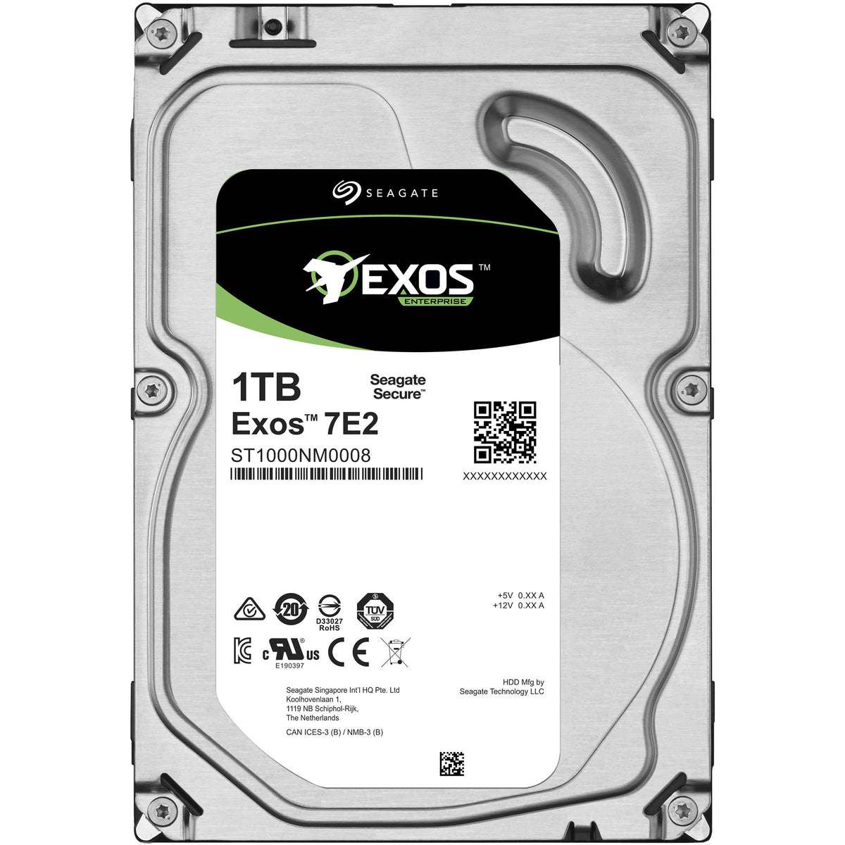 SEAGATE EXOS 7E2 1TB SATA 6GBS 128MB CACHE 3.5