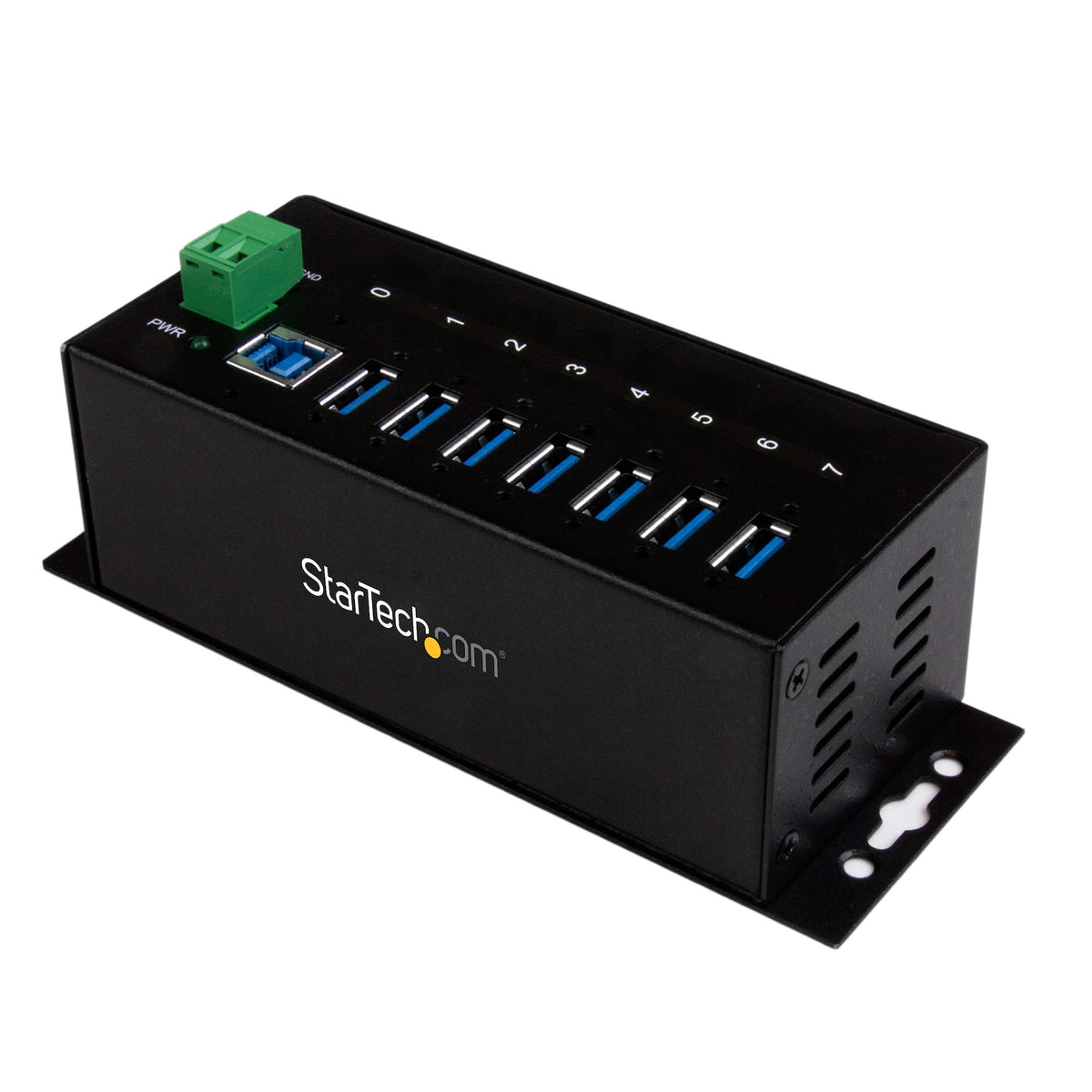 StarTech 7 PORT USB 3.0 HUB METAL TAA INDUSTRIAL MOUNTABLE HEAVY DUTY