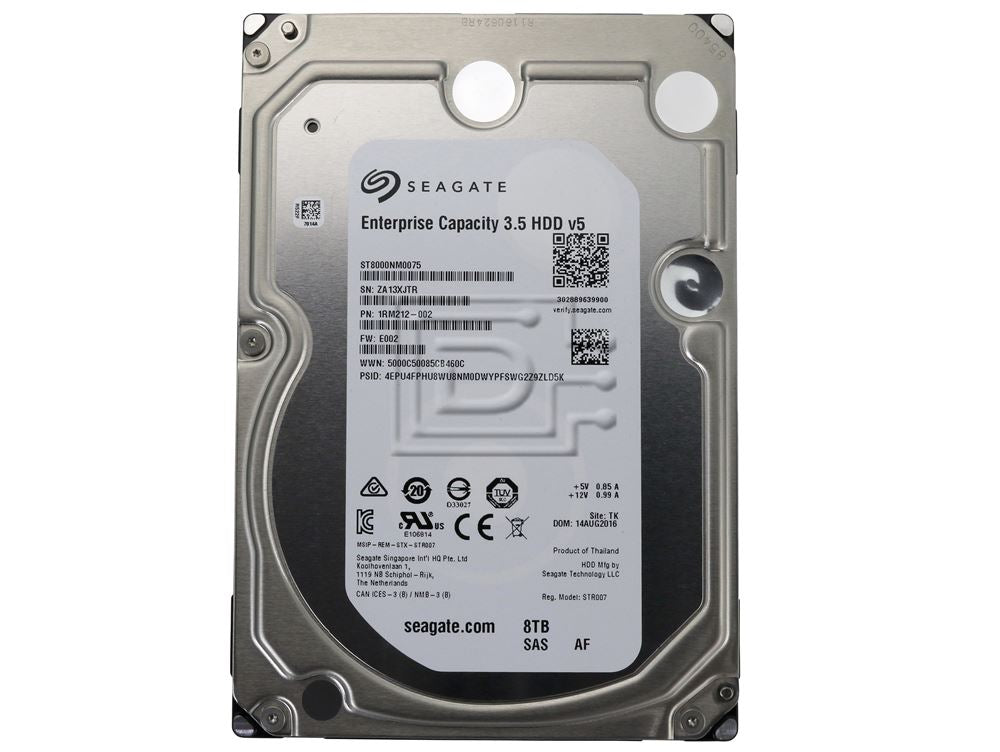 SEAGATE ENT 8TB 7.2K 3.5 12G 512E SAS