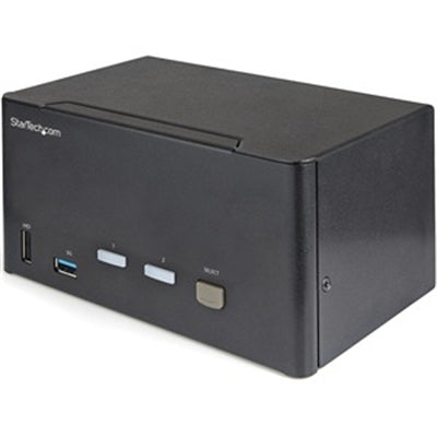 StarTech 2 PORT DISPLAYPORT KVM SWITCH TRIPLE MONITOR DP 4K KVM SWITCH HUB