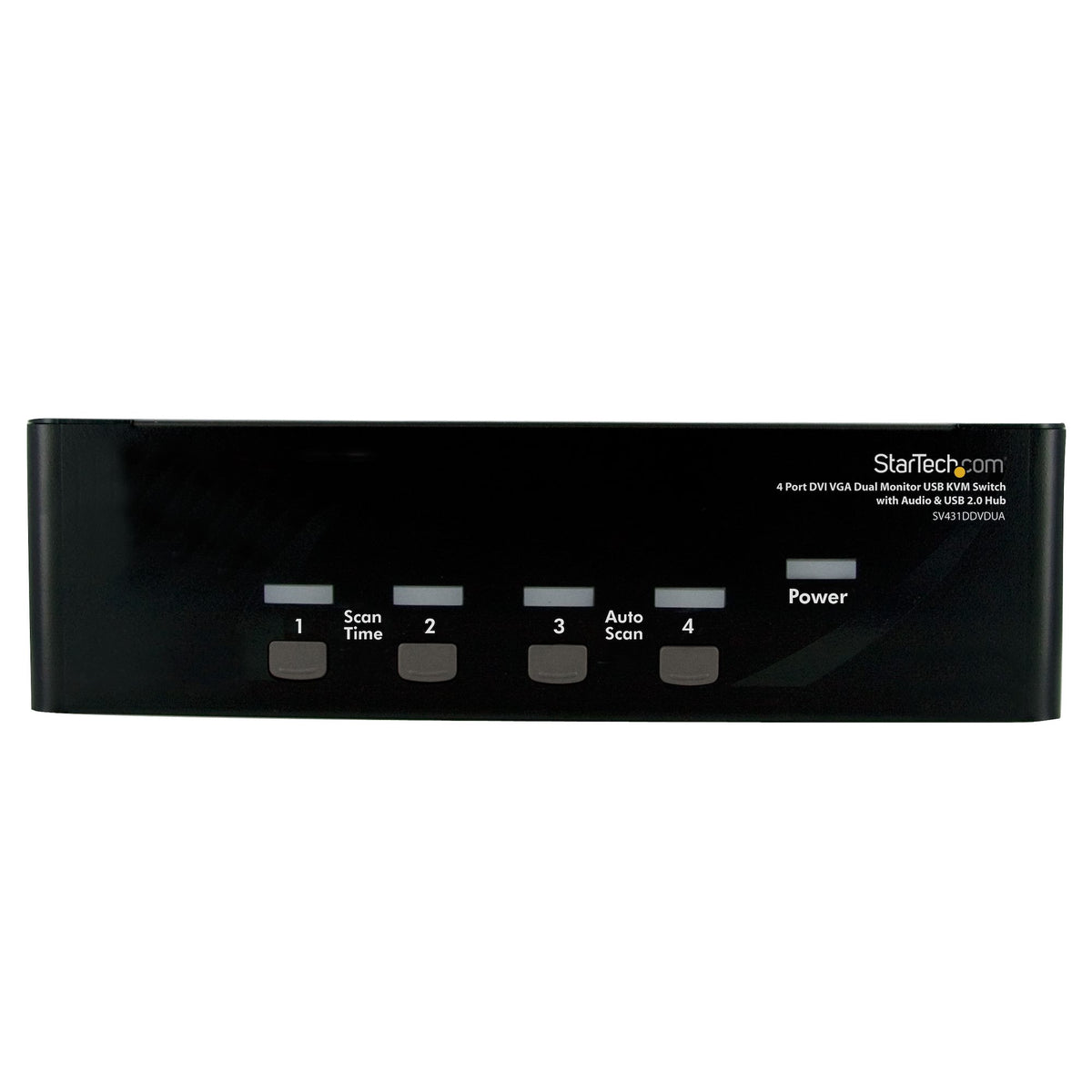 StarTech 4 PORT KVM SWITCH DVI AND VGA DUAL SCREEN DISPLAY DVI VGA USB KVM